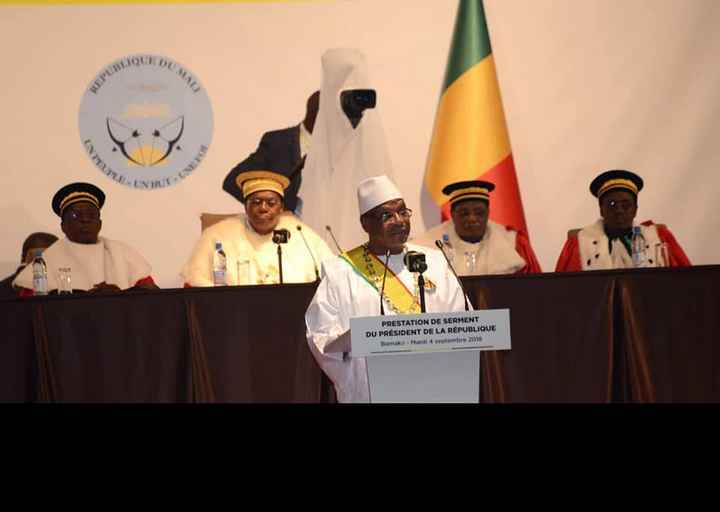 Prestation de serment d’IBK devant la Cour Suprême : « Je serai implacable avec tous ceux qui bafouent nos libertés »