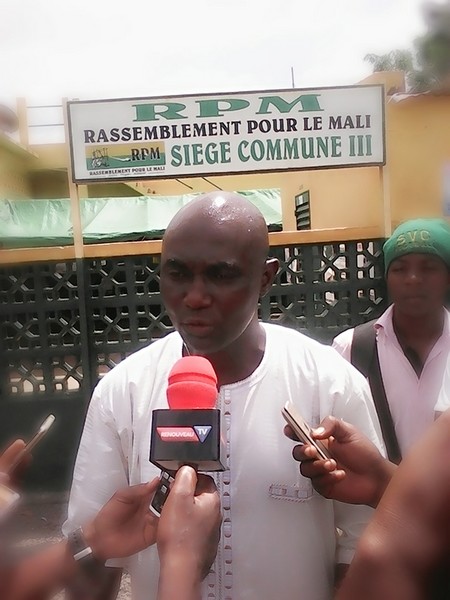Candidatures du RPM en commune  III pour les législatives :  Boureima Bomboté coopté sur la base d’irrégularités, M. Diawara dénonce la violation flagrante des textes