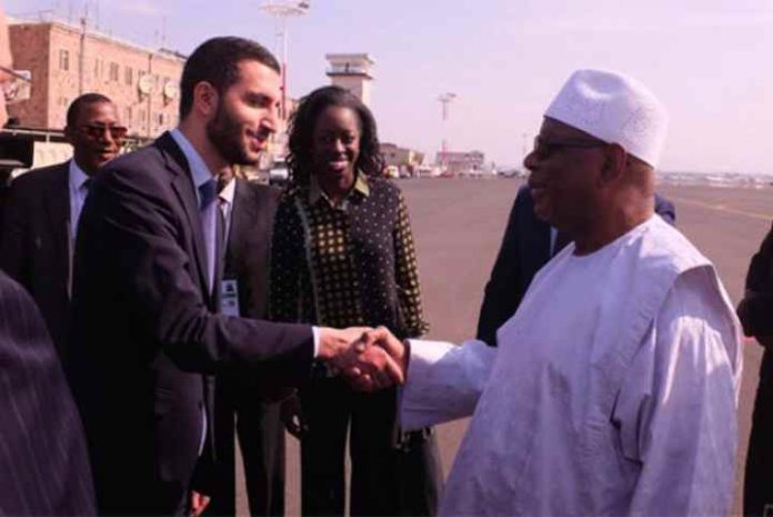 IBK-Erevan- Le président de la République a été accueilli par le Vice ministre arménien des Affaires étrangères, Ruben Rubinyan