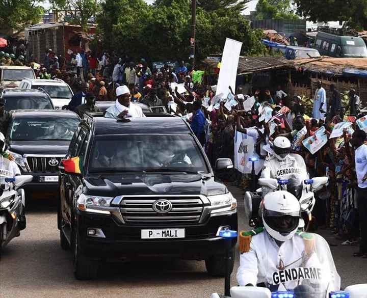 Le Président Ibrahim Boubacar Keita est arrivé à Kayes