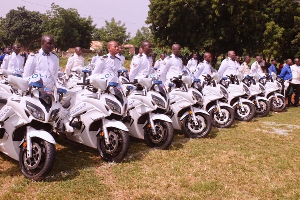 Mobilité de la police nationale :  La Police des Nations unies offre 20 motos aux forces de sécurité