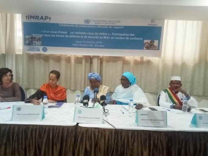 Participation des femmes dans les Forces de défense et de sécurité au Mali : IMRAP formule des recommandations fortes pour plus de présence féminine au sein des forces armées