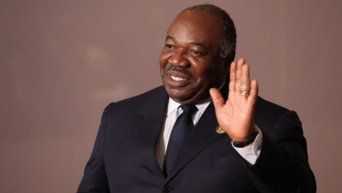 Le président gabonais Ali Bongo lors d'un sommet des BRICS à Johannesbourg.