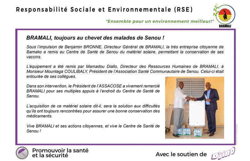 Bramali : Responsabilité Sociale et Environnementale (RSE)