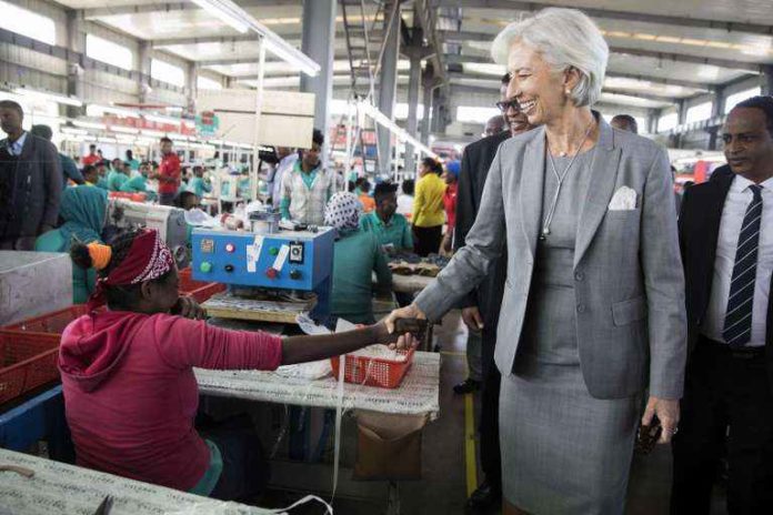 Christine Lagarde La directrice générale du FMI, Christine Lagarde
