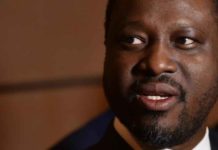 Côte d’Ivoire: le parti de Guillaume Soro ne participera pas aux législatives du 6 mars Guillaume Soro, ici le 20 juillet 2017 à l'aéroport d'Abidjan