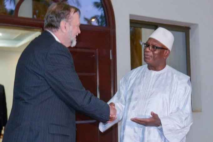 IBK , reçoit le nouveau Monsieur Afrique de la Maison Blanche