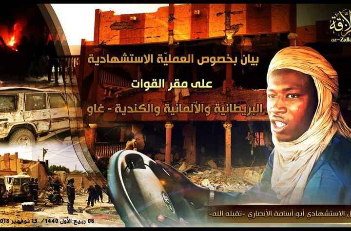Attentat-suicide de Gao : Le JNIM diffuse l’image du kamikaze