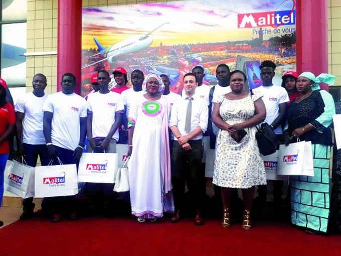 Tombola Damou et Grati+ 2018 de Malitel : Drissa Doumbia reçoit son billet de voyage à deux pour un séjour à Marakech