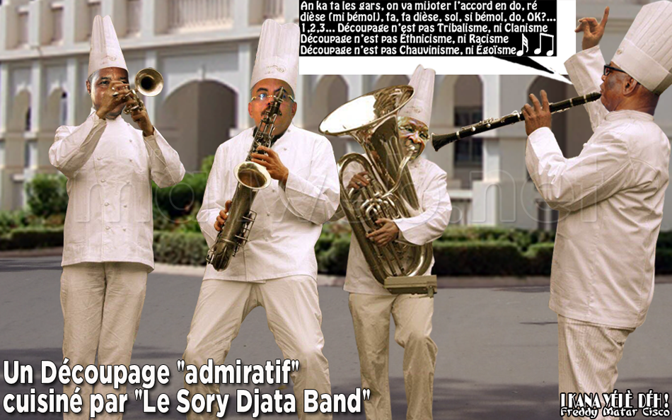 Un découpage admiratif cuisiné par le Sory Djata Band