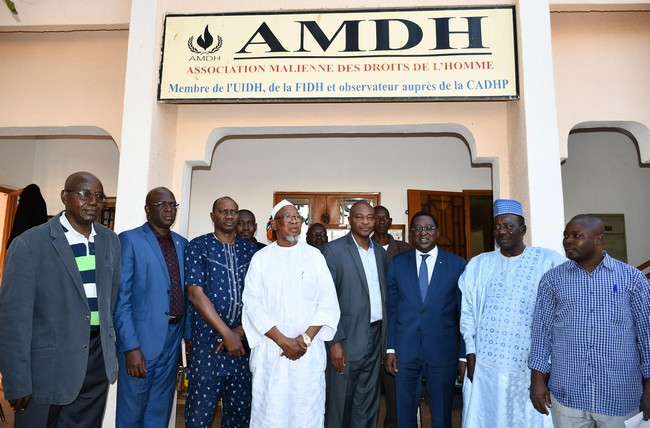 Droit de l’Homme : Soumaila Clissé au siège de l’AMDH pour échanger sur la situation des droits de l’Homme au Mali