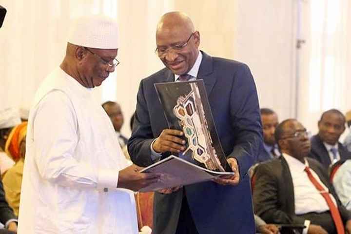 Intervention de monsieur le premier ministre a la cérémonie des 100 jours du deuxième mandat du président de la république SEM Ibrahim Boubacar Keïta