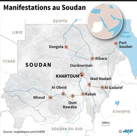 Soudan: 19 morts en 8 jours de manifestations, démission d'un haut responsable