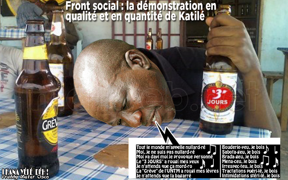 Front social: La démonstration en qualité et en quantité de Katilé
