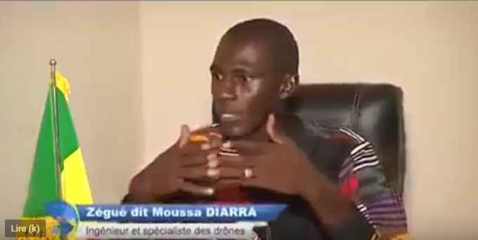 Le Malien qui a créé un drone Moussa dit zégué Diarra le phénomène