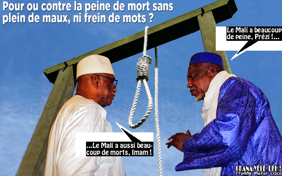 Pour ou contre la peine de mort sans plein de maux, ni frein de mots
