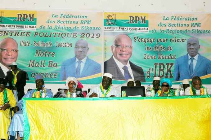 RPM : L’unité, la solidarité et la cohésion au menu de la rentrée politique de la région de Sikasso tenue à Koutiala