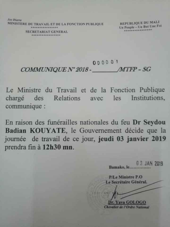 communique