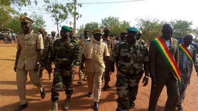 Banamba : Le général Salif Traoré s’enquiert de la situation sécuritaire du cercle