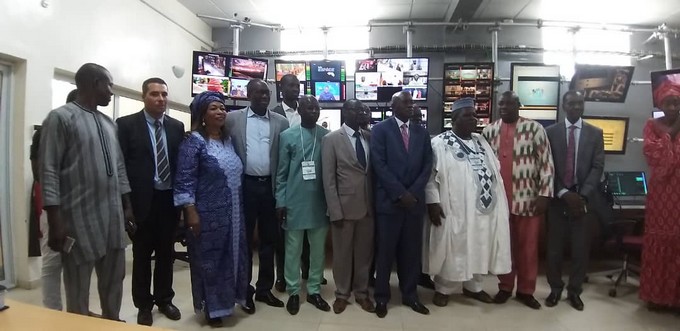 TNTSAT Africa : Les présidents des HAC de l’Uémoa, de la Guinée en visite au téléport