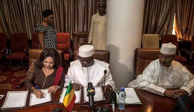 Signature du Communiqué conjoint entre la République du Mali et l'Organisation des Nations Unies sur la lutte contre les violences sexuelles liées aux conflits