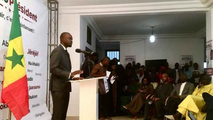 Ousmane Sonko Ousmane Sonko a fait sa première déclaration depuis l’annonce des résultats provisoires