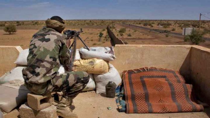 Soldat touareg de l'armée malienne, le 9 février 2013