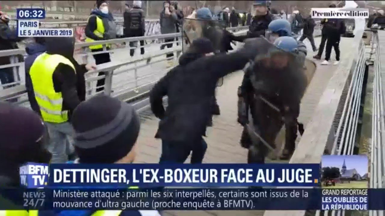 Le boxeur des gilets jaunes réclame 3 millions d'euros