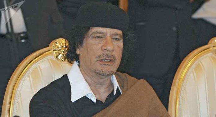 L'ancien dirigeant libyen Mouammar Kadhafi