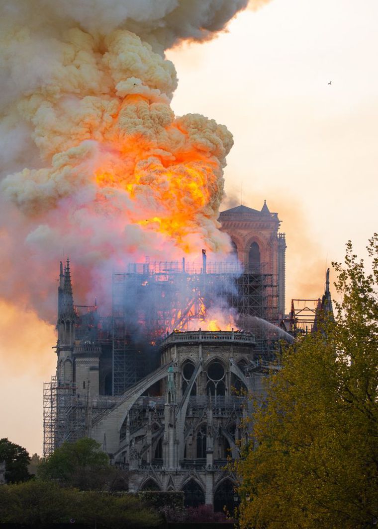 Notre-Dame en feu.Clement SCHERRER