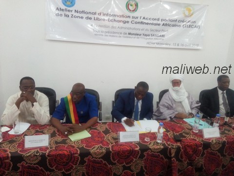 Zone de Libre Echange Continentale Africaine (ZLECAF) : Les services administratifs  et secteurs privés maliens s’approprient