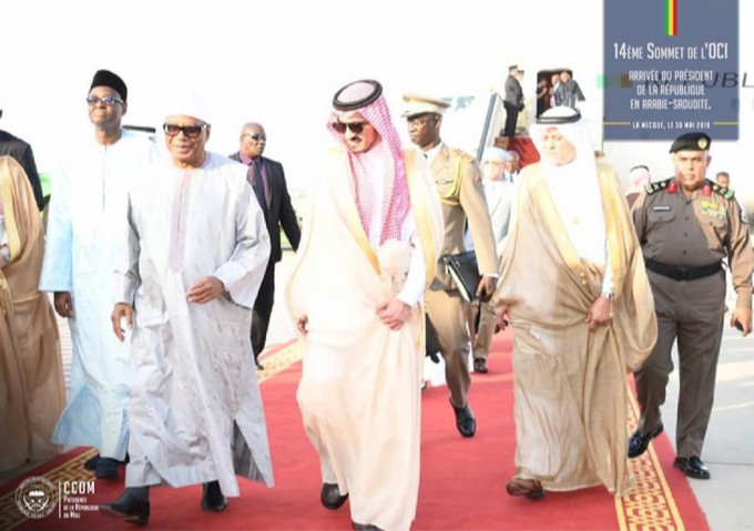 Le Royaume d’Arabie Saoudite accueillera  la 14ème session ordinaire du Sommet de l’Organisation de la Coopération islamique : Le Président de la République est arrivé à la Mecque  pour renforcer la solidarité islamique