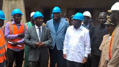 Me Malick Coulibay en visite au chantier de la prison de Kéniéroba :  ‘’Il est indispensable de finir les travaux  pour résoudre le problème de la surpopulation carcérale’’