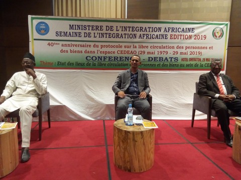 Semaine de l’Intégration Africaine-2019 : Conférence Débats sur l’Etat des lieux de la libre circulation des personnes et des biens dans l’espace CEDEAO 40 ans après la signature du protocole
