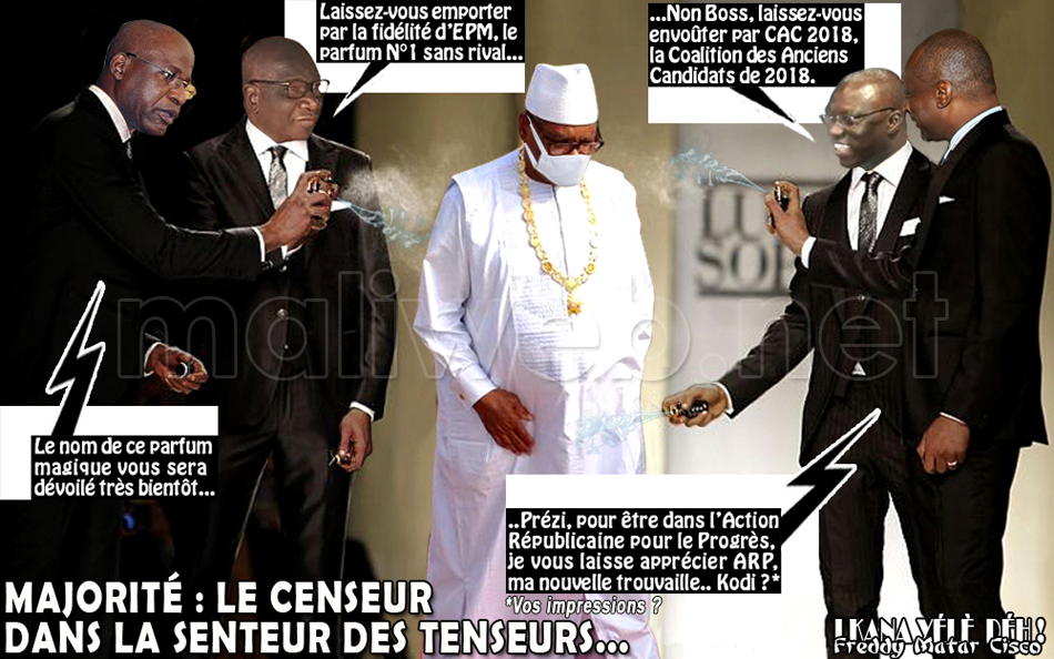 Majorité: Le censeur dans la senteur des tenseurs