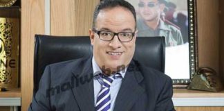 Le PDG du groupe ozone, Aziz El Badraoui face à la presse