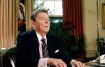 L'ancien président américain Ronald Reagan en 1986. — Dennis Cook/AP/SIPA