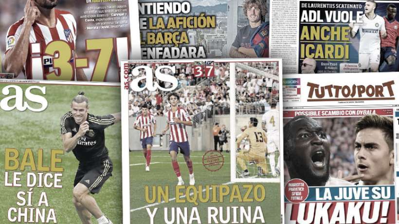 L’humiliation du Real Madrid par l’Atlético fait les gros titres en Espagne, Griezmann comprend la colère des supporters du Barça contre lui