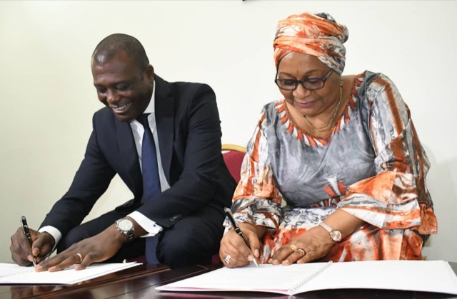 Amélioration du cadre de vie des enfants : L’ONG AGIR et la Banque Atlantique signent une convention de construction d’une école verte dans chacune des 6 communes de Bamako