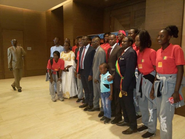 Afro basket Ball : Orange Mali célèbre  la victoire  des aigles dames et garçons