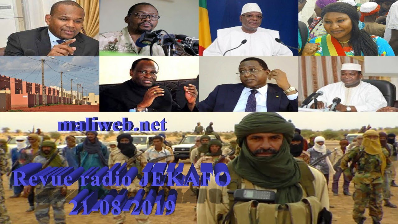 La revue de presse de la Radio JEKAFO du 21 août 2019