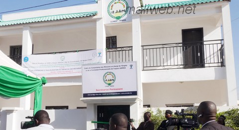 Cadre de concertation des ministres en charge de l’emploi et de la formation professionnelle de l’espace UEMOA : Le siège du Secrétariat permanent  inauguré hier à Bamako