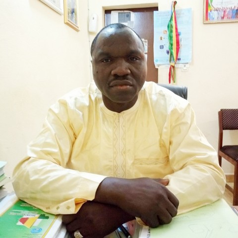 Issa Sidibé, président de la ligue de football du district de Bamako