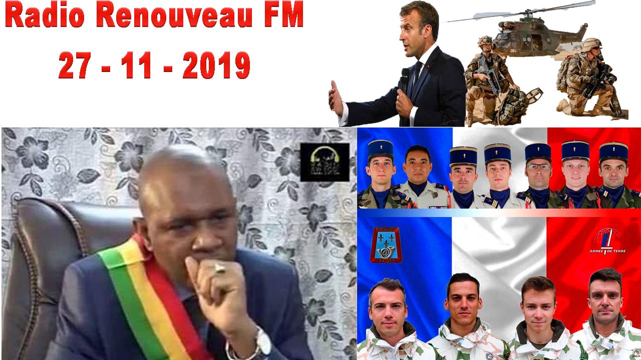 La revue de presse de la Radio Renouveau FM du 27 novembre 2019