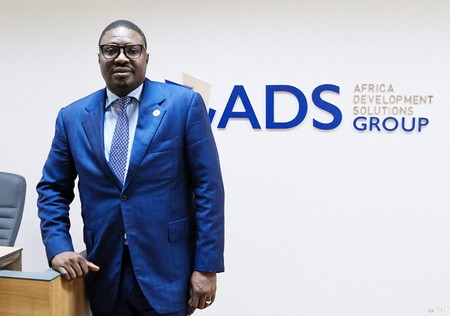 Samba Bathily, Pdg de Africa Development Solutions (ADS)  à "ambition africa 2019" à Paris