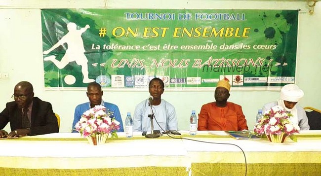 Sensibilisation à la culture de la paix: Lancement de la 3e édition du tournoi «On est ensemble»