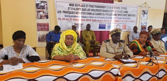 Système d’éveil sur les violences basées sur le genre : 327 comités villageois d’alerte visés par le programme « SPOTLIGHT INITIATIVE » dans les régions de Kayes, Koulikoro et Bamako.