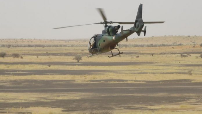 Hélicoptère «Gazelle» de l'opération Barkhane