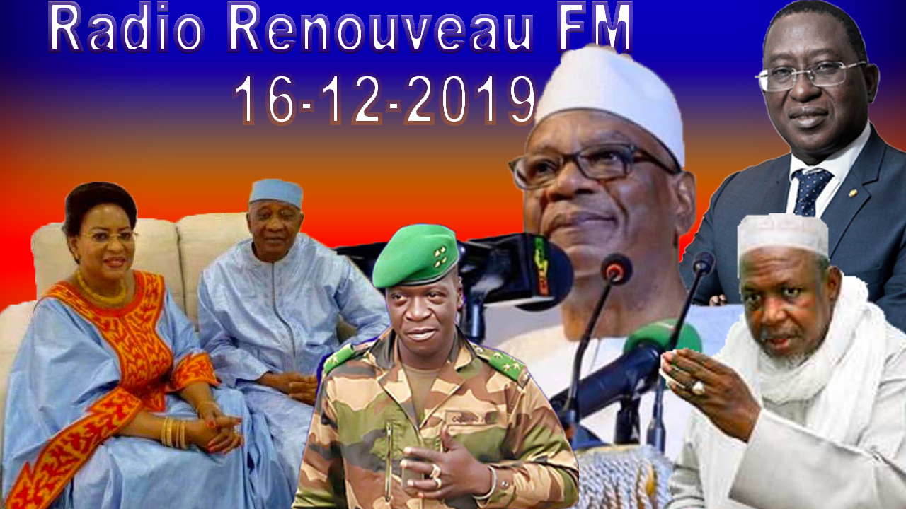 La revue de presse de la Radio Renouveau FM du 16 décembre 2019