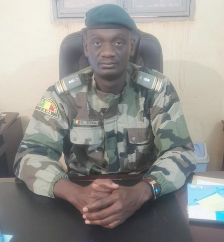Sécurisation des  personnes et des biens  dans la région de Mopti : Le Lieutenant-Colonel Daouda Fofana désormais Commandant région de la gendarmerie